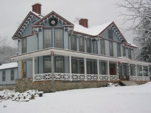 Mansion built by the coal company for Thomas Page of Ansted, wv